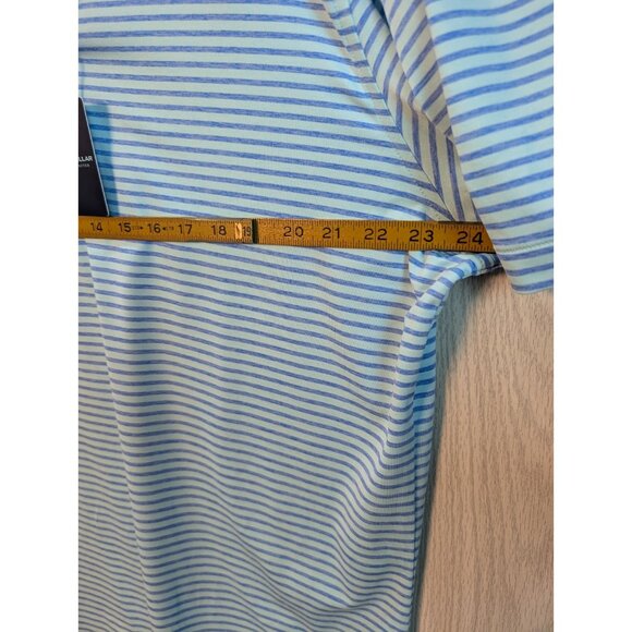 Peter Millar Crown Crafted Men's Size XL Striped Performance Golf Polo NEW $125 - Picture 6 of 7